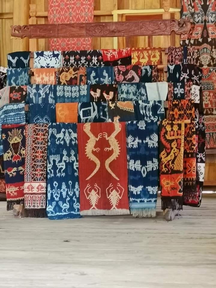 Ikat textile detail used for the motif explorer